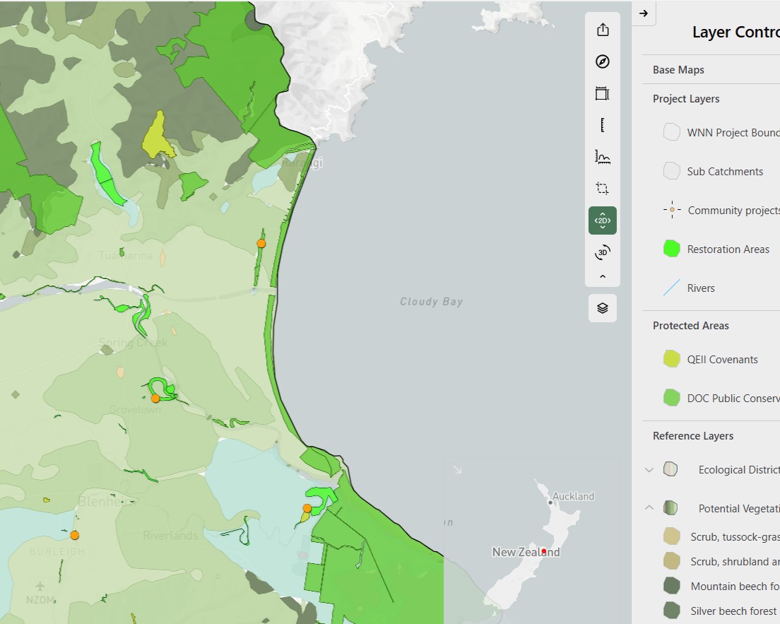 Mapping the future of restoration in the Wairau